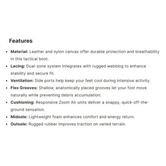 Nike SFB B2 Light Weight Cushioning Boot Black FN3717-001 Men's 9 New with Tags - Picture 10 of 12